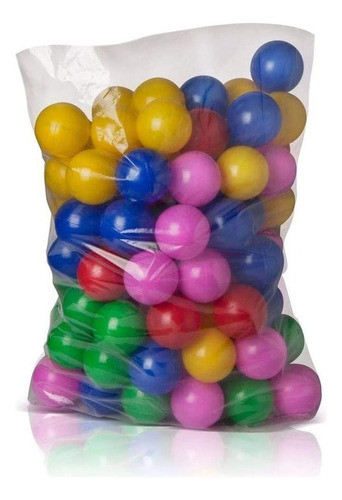 250 Bolas De Brinquedo Colorido Plástico Macio Eco-amigável 0