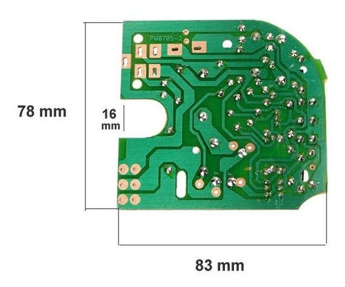 Placa De Relé Do Motor De Limpador S-10 - 05 1