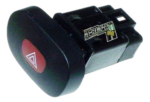 Tecla Baliza Renault Clio Ii Desde Año 2000 Color Negro 0