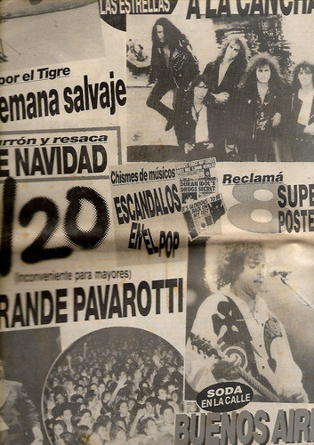 Revista 13/20 #144 91 Soda Stereo Halley Rata Blanca Pappo 0