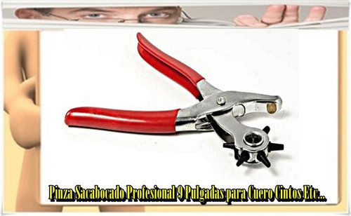 Pinza Sacabocados De 9 Pulgadas Para Cuero Cintos Etc -caba- 1