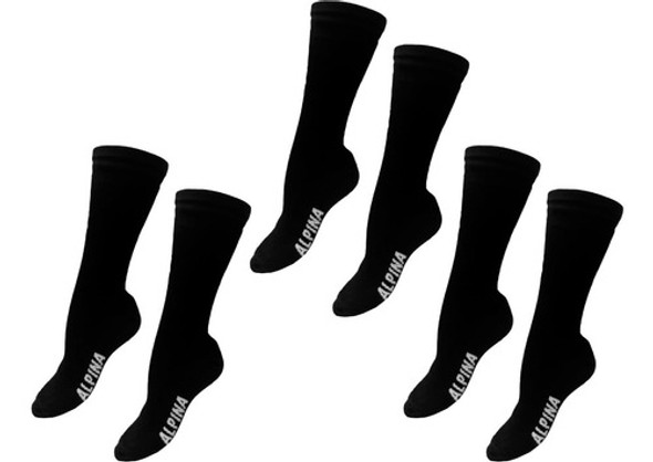 Medias 1era Piel 3 Pares Termicas Alpina Invierno Moto Ski F 0