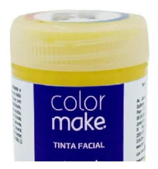 Tinta Facial Color Make Cremosa 15ml Amarelo 0