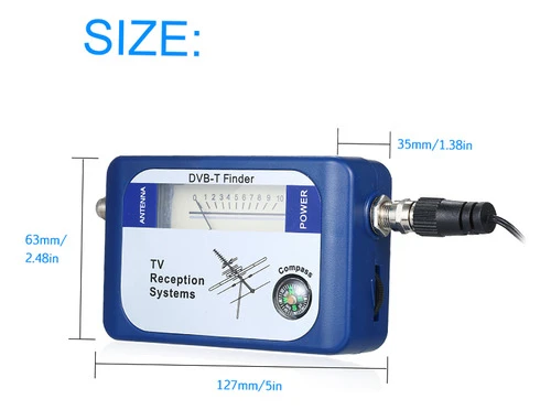 Sistemas De Medição Digital Dvb-t Terrestre Via Satélite Com 1