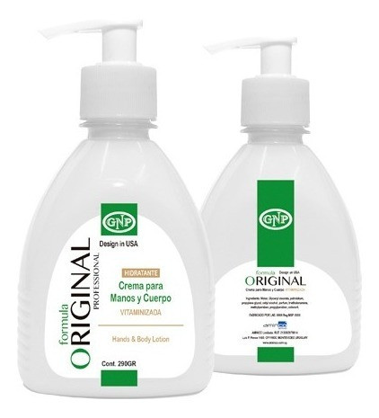 Crema Para Manos Y Cuerpo Gnp 250ml Con Valvula 0