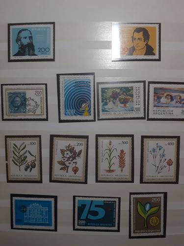 Filatelia Lote 35 Estampillas Mint Año 1979 Argentina 0