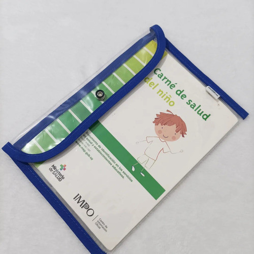 Porta Carné Pediátrico De Pvc Impermeable 1