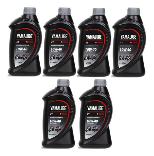 Kit Combo 6 Óleos Yamalube Semi 10w40 0