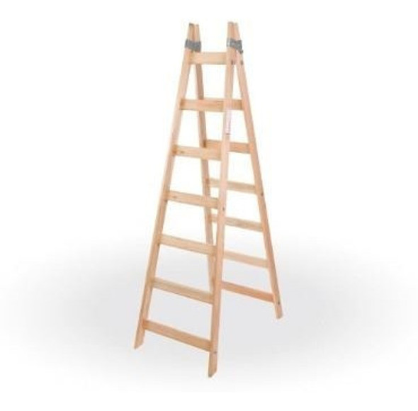 Escalera Pintor Madera 7 Escalones - Ynter Industrial 0
