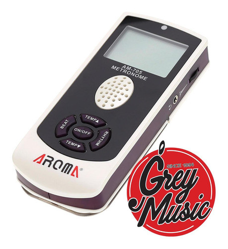 Metronomo Aroma Am-705 Con Pantalla Salida Para Auriculares 0