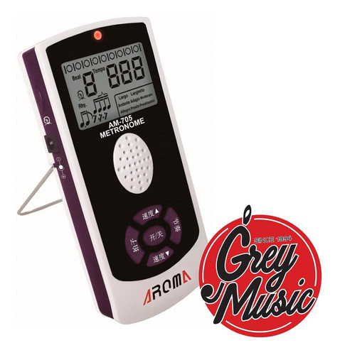 Metronomo Aroma Am-705 Con Pantalla Salida Para Auriculares 1