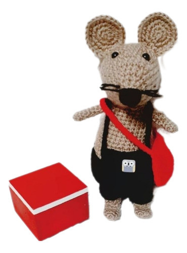 Ratón Perez Con Caja Para Dientes Crochet 0