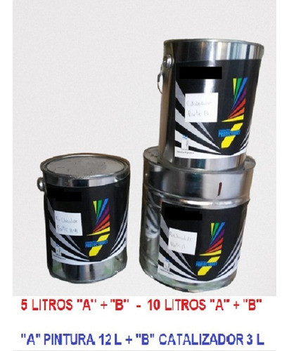 Pintura Para Pisos Alto Transito X 15 Lts Poliuretanica 1
