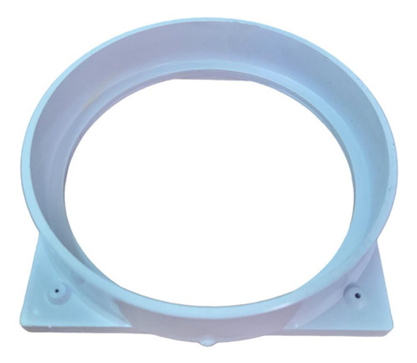 Porta Rejilla Pvc Blanco 10x10 Salida Hembra 110mm 1