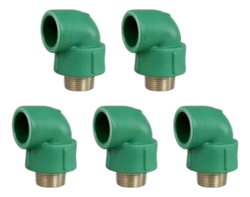 Codo 90° Con Inserto M 25mm X 3/4 Amanco Fusion - X5 Ud 0