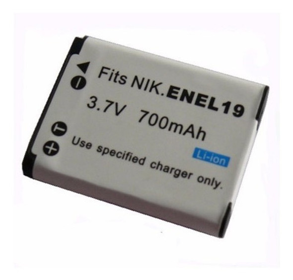 Cargador + Bateria P/ Nikon En-el19 S4300 S3100 S5200 S2600 1