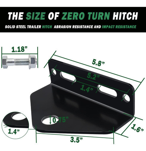Eilxmag Enganche Universal De Remolque Para Cortacesped De G 1