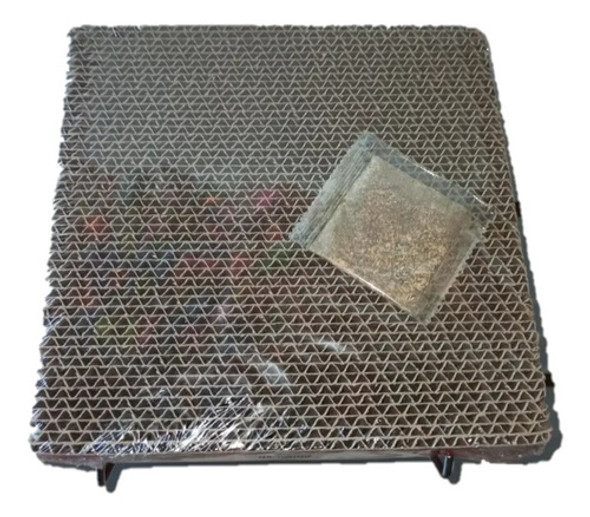 Rascador Para Gato Cuadrado Mini + Yerba Gatera 0