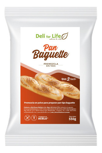 Pan Baguette 550g 0