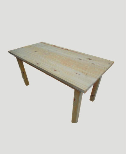 Mesa Pino Vintage Comedor Reforzada Rectangular 140x80x80 1