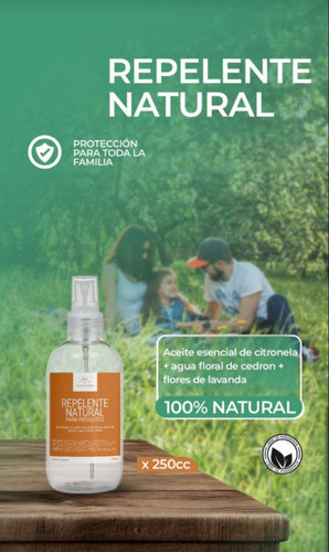 Repelente Natural 100% Natural De Excelente Calidad 250cc 1