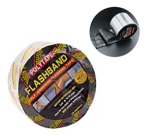 Membrana Asfaltica Reflexsol Aluminio Flexible 10m X 3 0