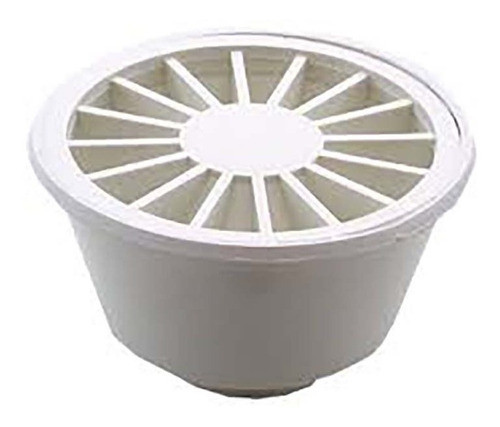 Ralo Sifonado Redondo C/grelha Branco 10x38x40 - Kit C/24 0