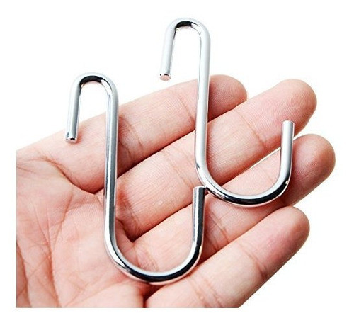 30 Ganchos Para Barrales De Cocina - Acero Inoxidable 6cm 1