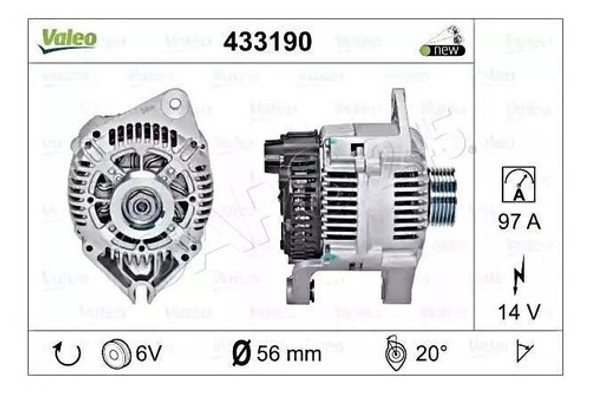 Alternador Citroen Xantia /xsara / Peugeot 306/ 406/expert 1