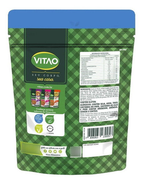 Kit 3 Granola Tradicional Zero Açúcar 250g - Vitao 1