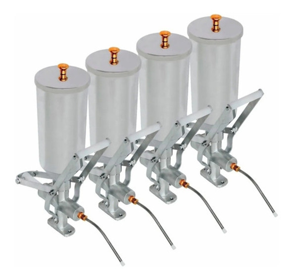 Kit Churros 4 Doceiras Recheadeira De 2 Litros Profissional 0