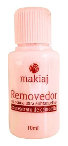 Removedor De Henna P/ Sobrancelha C/ Extrato Camomila Makiaj 1