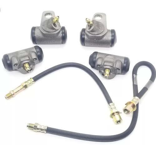 Kit 4 Cilindros De Rueda + 3 Flexibles Para Chevrolet C10 1
