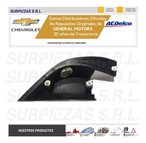 Moldura Espejo Interior Der Onix S/agujero 13 /20 Chevrolet 1
