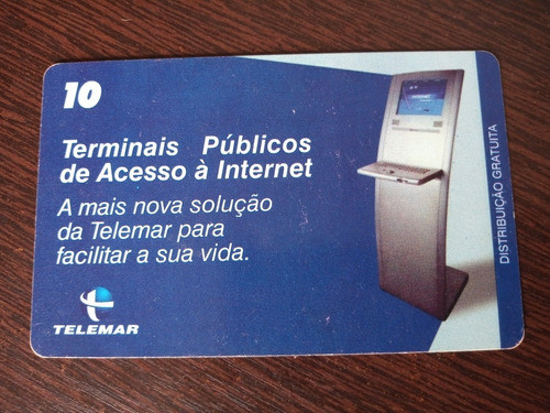 Cartão Raro Telefonicos Terminais 0