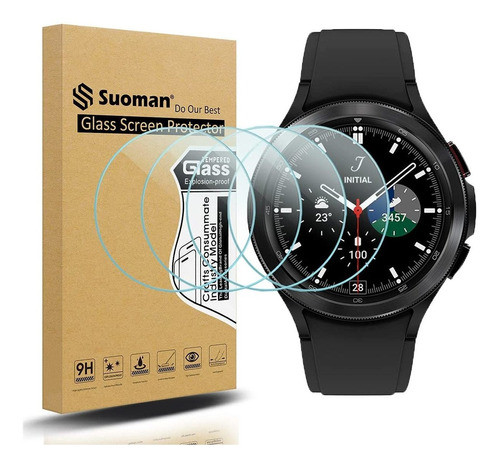 Protector De Pantalla Samsung Galaxy Watch 4 46mm Pack 4 0