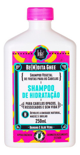 Lola Bemdita Ghee Shampoo Vegetal Hidratante Vegano X 250ml 0