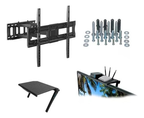Soporte Articulado Para Tv Doble Brazo 37 A 70  Envío Gratis 0
