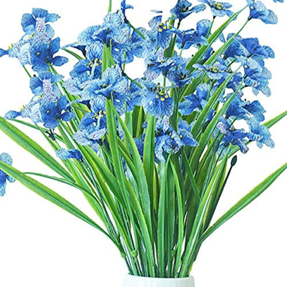20 Racimos De Flores Artificiales Para Exteriores, Plantas R 0
