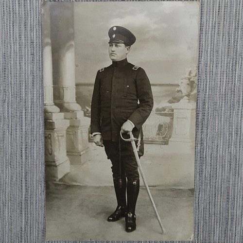 Foto Antigua Comisario De Malagueño Cordoba C1900 Sable 1870 0