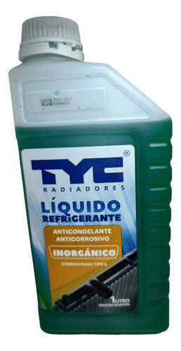 Liquido Refrigerante Verde Marca Tyc Para Peugeot 2008 0