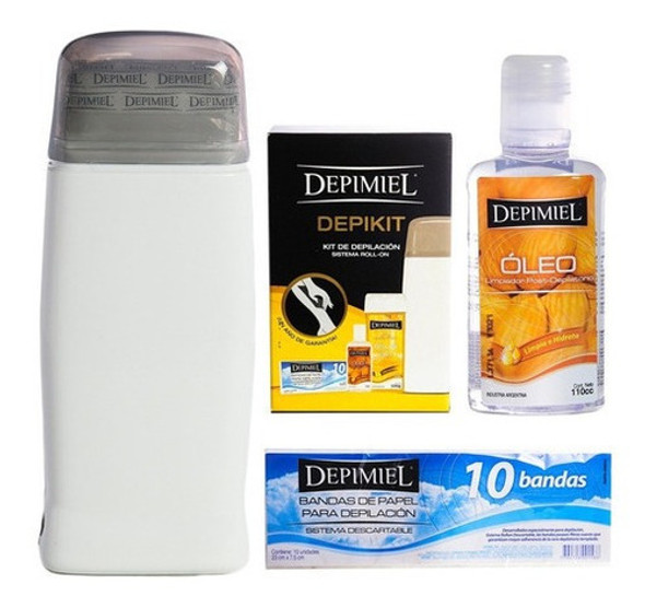 Kit Depilacion Depimiel Depikit+8 Roll On+bandas X 100 1 Kit Depilacion Depimiel Depikit+8 Roll On+bandas X 100 1