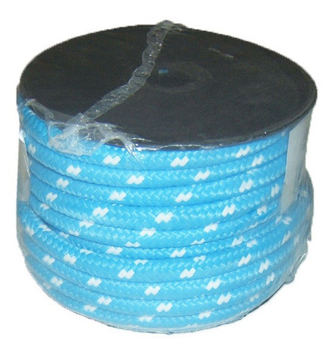 Soga Trensada Multifilamento 08mm Poliprop (15 Mts) Cel/blan 0