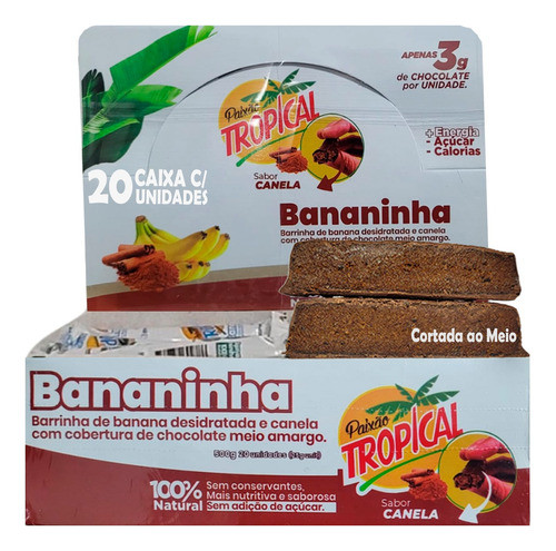 Bananada Com Canela Cobertura Chocolate Bombom Artesanal 0