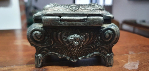 Cofre Alhajero Antiguo Peltre 1