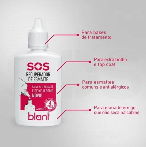 Kit 2 Base Sos Recuperador De Esmalte C/ Acetato De Etila 1