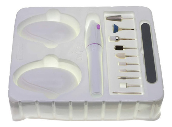 Juego De Manicura Y Pedicura Minitorno A Pila 18 Piezas 1