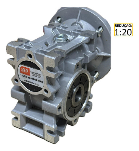 Redutor Ibr De Rpm P/ Motor Tam 63 Q030 Redução 1:20 B14 1