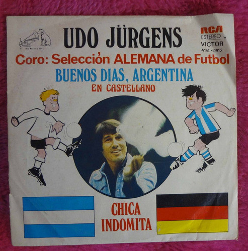 Udo Jürgens Coro Selección Alemana De Fútbol - Buenos Días A 0