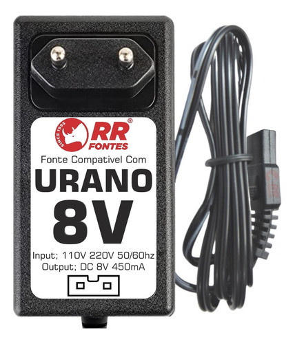 3 Fontes Carregador Balança Urano 8v 500ma Novo Pop Z/s 0